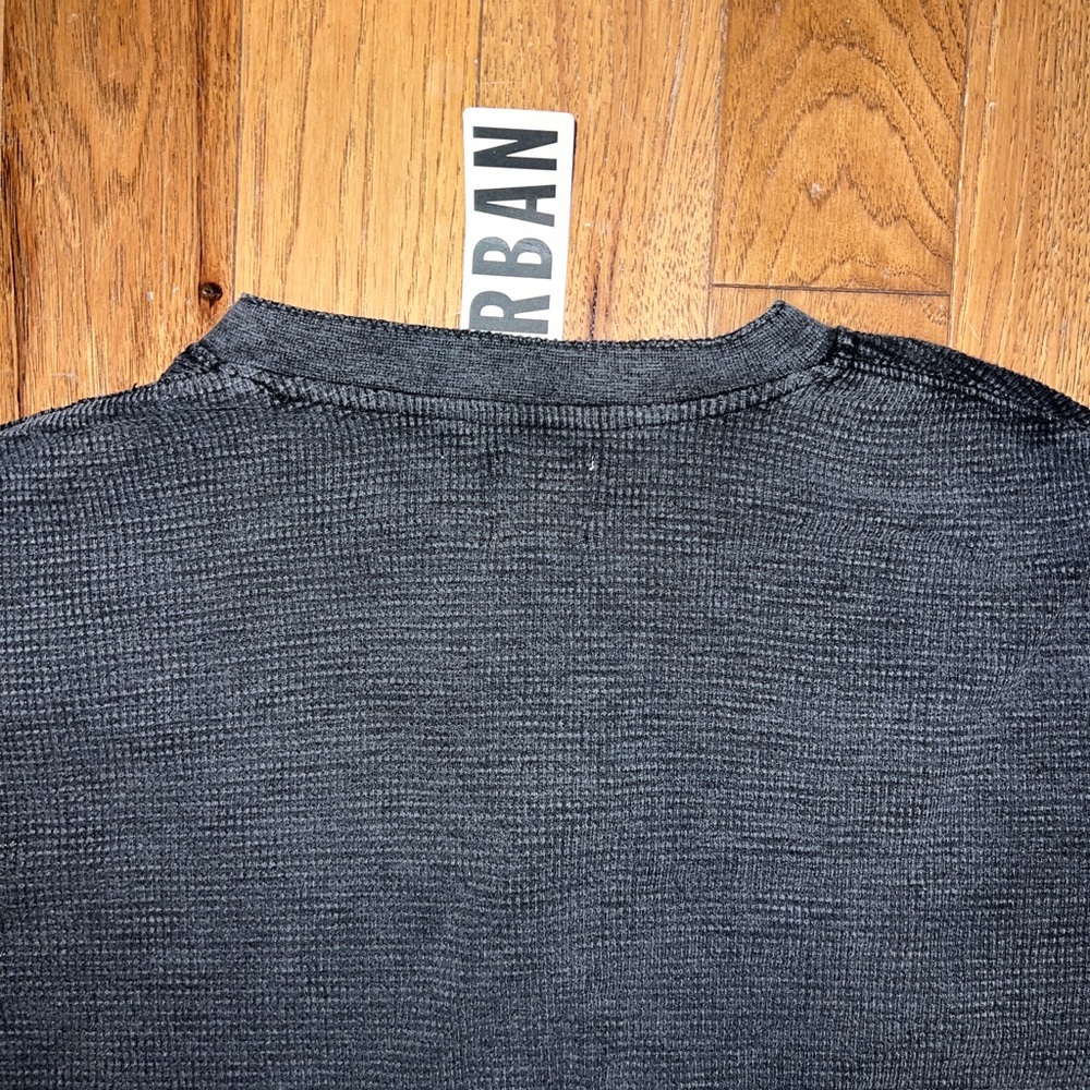 BDG Danny Cropped Henley Top - Picture 6 of 8